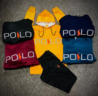 Polo Unisex Fleece Hoodies with Fur-FH1003